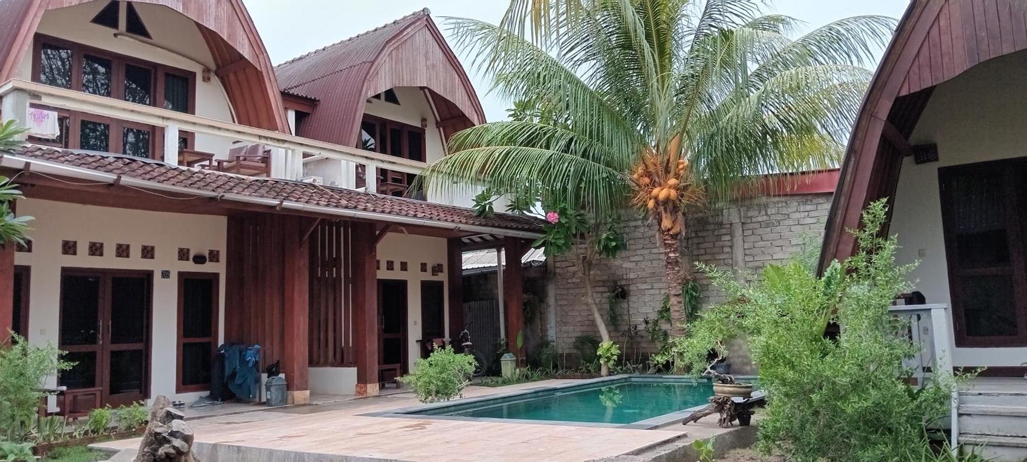 D'Gilian Bungalow Gili Trawangan Exterior photo