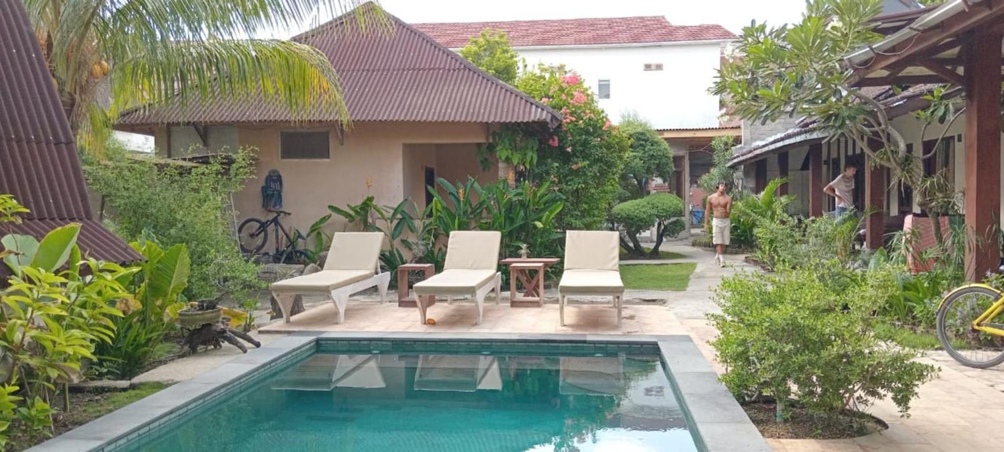 D'Gilian Bungalow Gili Trawangan Exterior photo